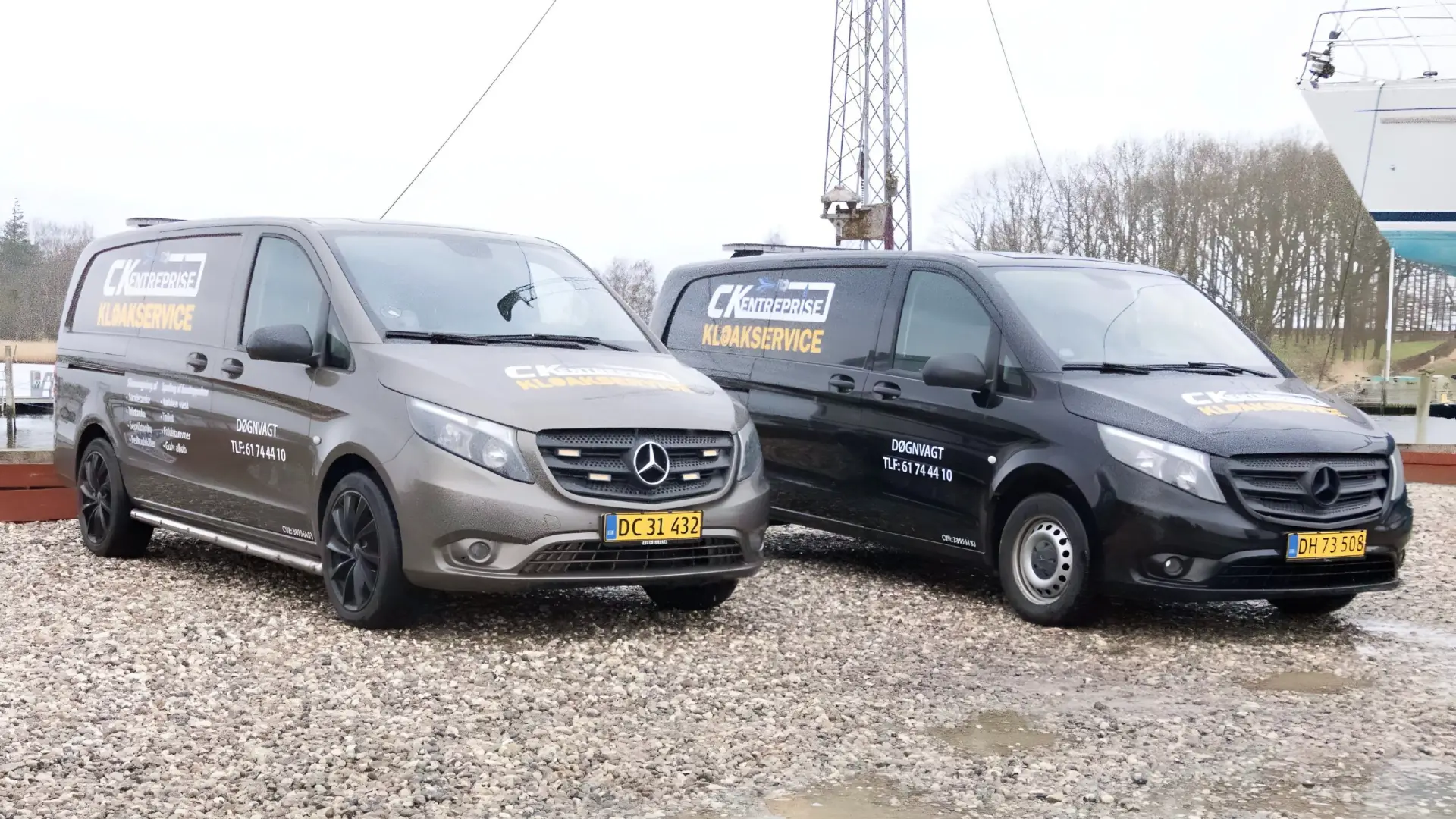 CK Kloakservice biler