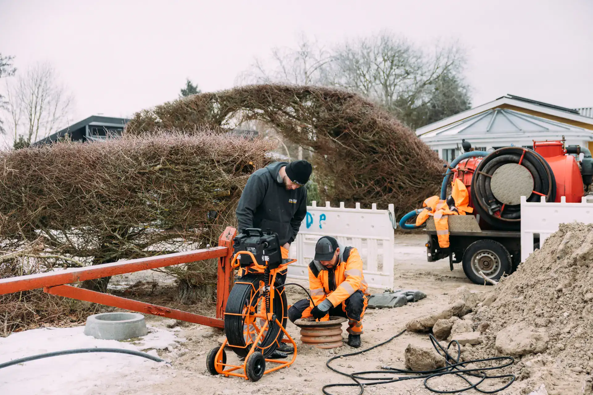 Kloakservice med rørinspektion og vedligeholdelse i Danmark.