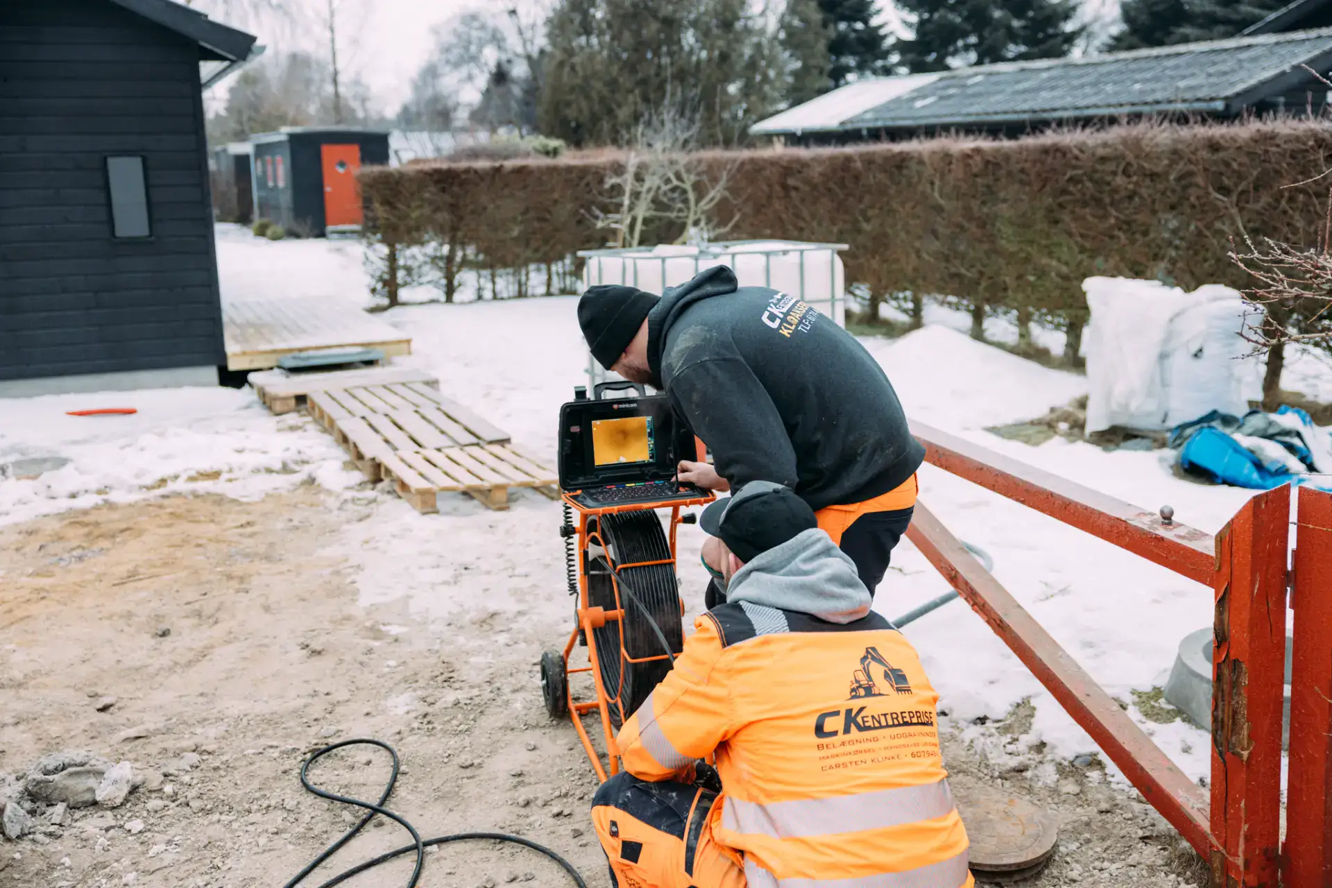 Kloakarbejde udføres professionelt af CK Kloakservice i Danmark.