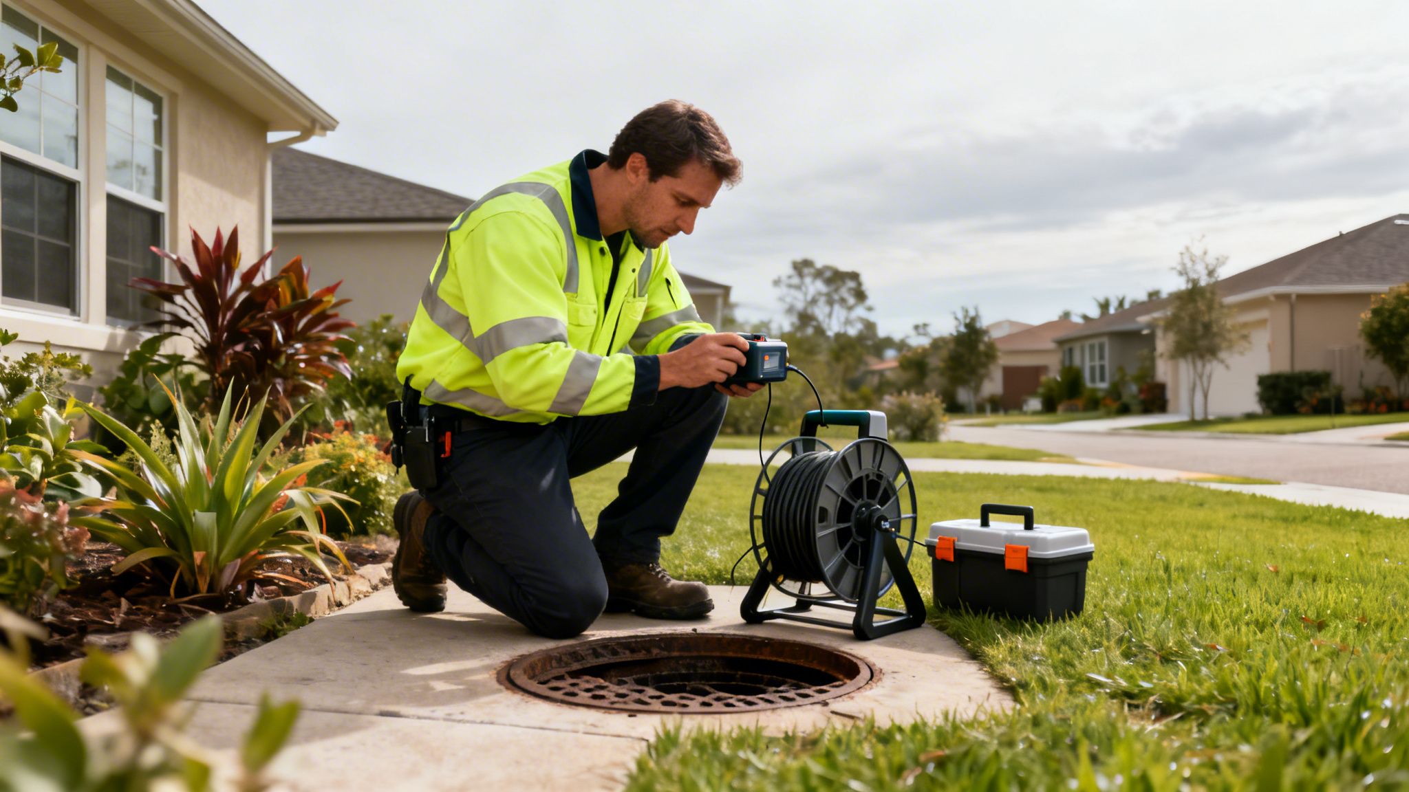Kloakinspektion og reparation i Hillerød af CK Kloakservice.