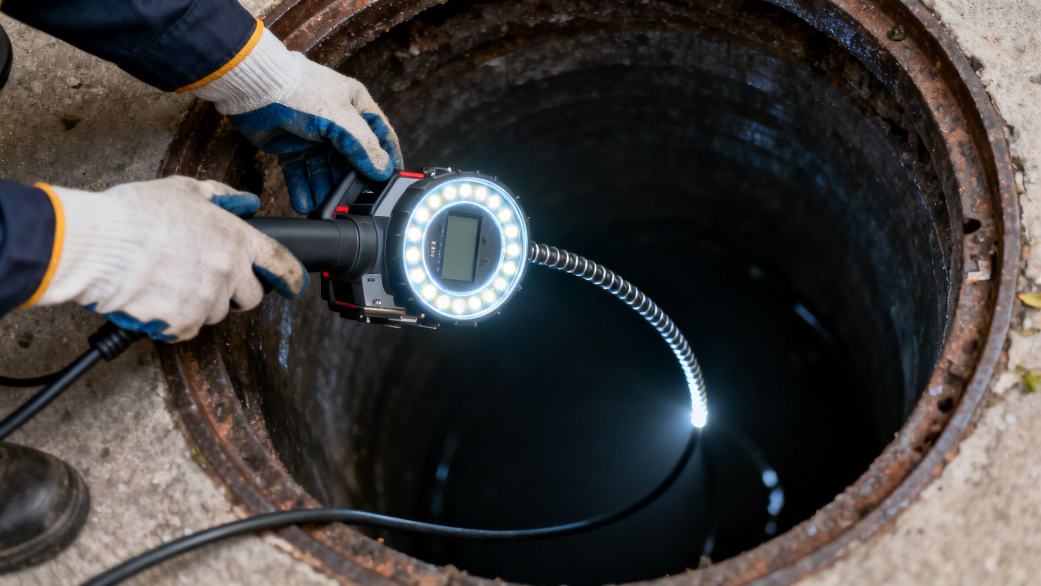 Kloakinspektion og rensning med avanceret kameraudstyr.